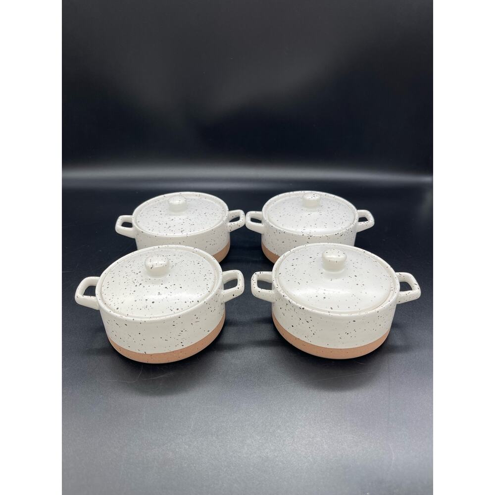 Dolly Parton Stoneware Speckled Casserole Dishes with Lids Set of 4